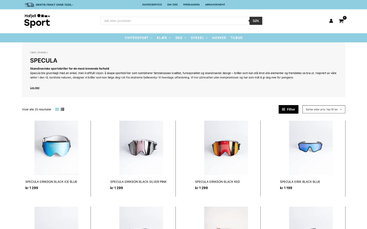 Hafjell – Spennende partnerskap med Specula - TIND Eyewear